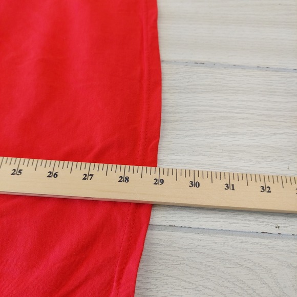 Kansas City Chiefs Mahomes 15 T Shirt Womens XL V-Neck Red Athletic NFL Football - Picture 7 of 7